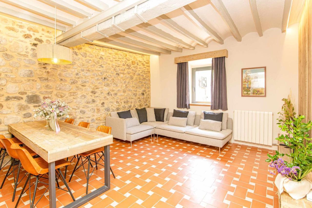 El Molino De Besalu Casa Con Jardin Villa Buitenkant foto