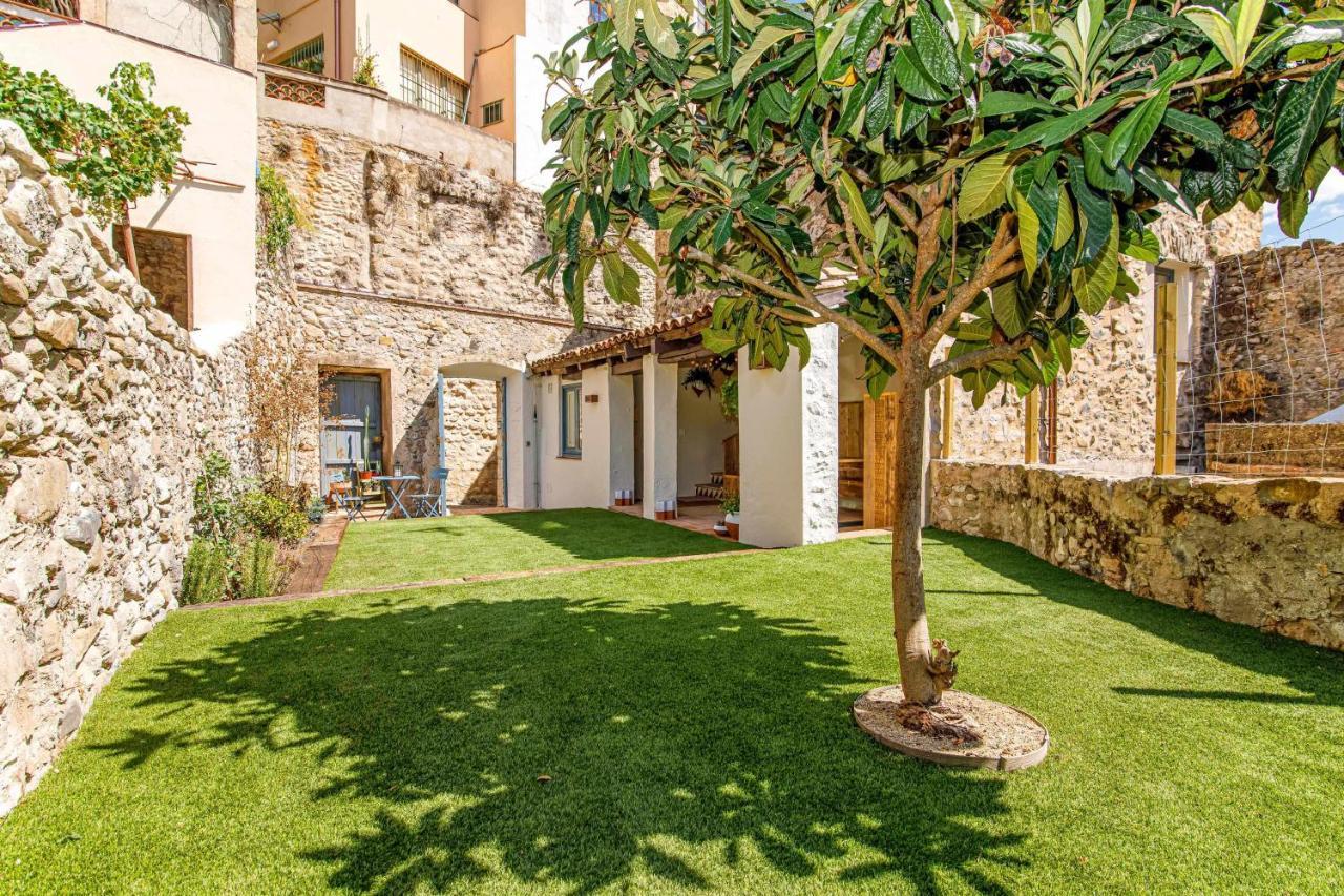 El Molino De Besalu Casa Con Jardin Villa Buitenkant foto