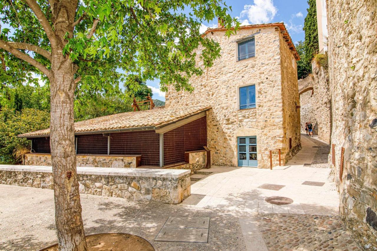 El Molino De Besalu Casa Con Jardin Villa Buitenkant foto